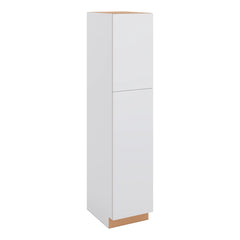 Modernform Cabinet Matte White 18" W X 84" H X 24" D Single Door Tall Pantry Cabinet