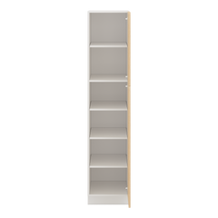 Modernform Cabinet Natural Oak 18" W X 84" H X 24" D Single Door Tall Pantry Cabinet