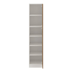 Modernform Cabinet Walnut 18" W X 84" H X 24" D Single Door Tall Pantry Cabinet