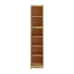 Modernform Cabinet Natural Shaker 18" W X 90" H X 24" D Tall Pantry Cabinet