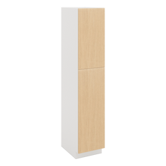 Modernform Cabinet Natural Oak 18" W X 90" H X 24" D Single Door Tall Pantry Cabinet