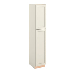 Modernform Cabinet Slim Dove White 18" W X 96" H X 24" D Tall Pantry Cabinet