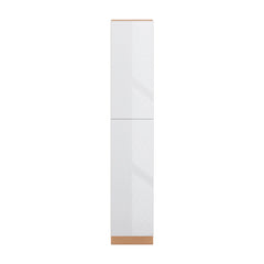 Modernform Cabinet Gloss White 18" W X 96" H X 24" D Single Door Tall Pantry Cabinet