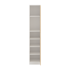 Modernform Cabinet Natural Oak 18" W X 96" H X 24" D Single Door Tall Pantry Cabinet