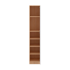 Modernform Cabinet Matte White 18" W X 96" H X 24" D Single Door Tall Pantry Cabinet