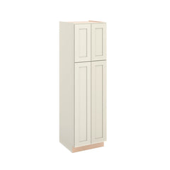 Modernform Cabinet Slim Dove White 24" W X 84" H X 24" D Tall Pantry Cabinet