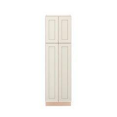 Modernform Cabinet Slim Dove White 24" W X 84" H X 24" D Tall Pantry Cabinet