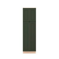 Modernform Cabinet Slim Sage Green 24" W X 84" H X 24" D Tall Pantry Cabinet