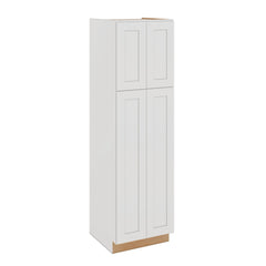 Modernform Cabinet White Shaker 24" W X 84" H X 24" D Tall Pantry Cabinet