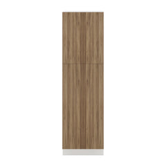 Modernform Cabinet Walnut 24" W X 84" H X 24" D Double Door Tall Pantry Cabinet