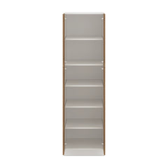Modernform Cabinet Walnut 24" W X 84" H X 24" D Double Door Tall Pantry Cabinet