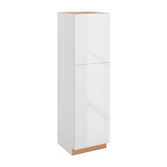 Modernform Cabinet Gloss White 24" W X 84" H X 24" D Single Door Tall Pantry Cabinet
