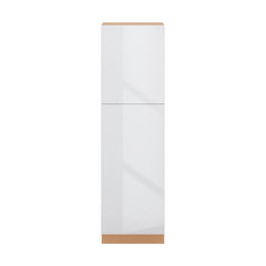 Modernform Cabinet Gloss White 24" W X 84" H X 24" D Single Door Tall Pantry Cabinet