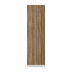 Modernform Cabinet Walnut 24" W X 84" H X 24" D Single Door Tall Pantry Cabinet