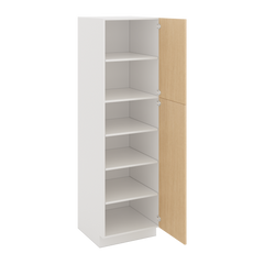 Modernform Cabinet Natural Oak 24" W X 84" H X 24" D Single Door Tall Pantry Cabinet