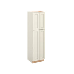 Modernform Cabinet Slim Dove White 24" W X 90" H X 24" D Tall Pantry Cabinet