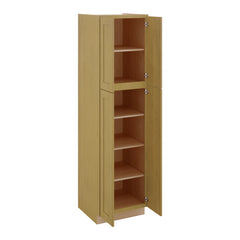 Modernform Cabinet Natural Shaker 24" W X 90" H X 24" D Tall Pantry Cabinet