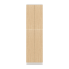Modernform Cabinet Natural Oak 24" W X 90" H X 24" D Double Door Tall Pantry Cabinet