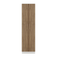 Modernform Cabinet Walnut 24" W X 90" H X 24" D Double Door Tall Pantry Cabinet