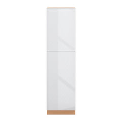 Modernform Cabinet Gloss White 24" W X 90" H X 24" D Single Door Tall Pantry Cabinet