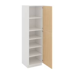 Modernform Cabinet Natural Oak 24" W X 90" H X 24" D Single Door Tall Pantry Cabinet