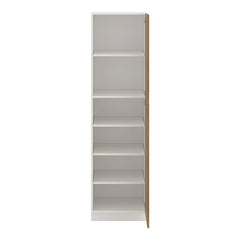 Modernform Cabinet Walnut 24" W X 90" H X 24" D Single Door Tall Pantry Cabinet