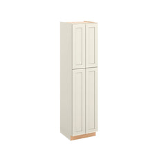 Modernform Cabinet Slim Dove White 24" W X 96" H X 24" D Tall Pantry Cabinet