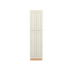 Modernform Cabinet Slim Dove White 24" W X 96" H X 24" D Tall Pantry Cabinet