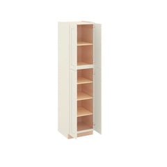 Modernform Cabinet Slim Dove White 24" W X 96" H X 24" D Tall Pantry Cabinet