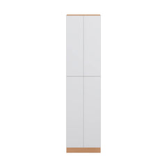 Modernform Cabinet Matte White 24" W X 96" H X 24" D Double Door Tall Pantry Cabinet