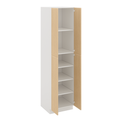 Modernform Cabinet Natural Oak 24" W X 96" H X 24" D Double Door Tall Pantry Cabinet