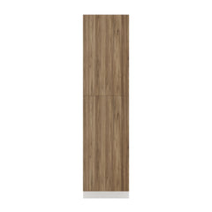 Modernform Cabinet Walnut 24" W X 96" H X 24" D Single Door Tall Pantry Cabinet