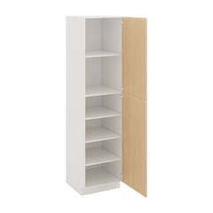 Modernform Cabinet Natural Oak 24" W X 96" H X 24" D Single Door Tall Pantry Cabinet