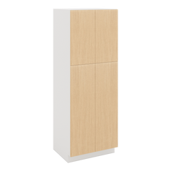 Modernform Cabinet Natural Oak 30" W X 84" H X 24" D Double Door Tall Pantry Cabinet