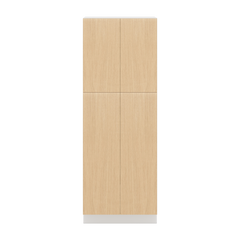 Modernform Cabinet Natural Oak 30" W X 84" H X 24" D Double Door Tall Pantry Cabinet