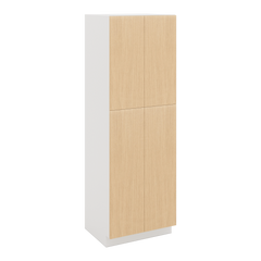 Modernform Cabinet Natural Oak 30" W X 90" H X 24" D Double Door Tall Pantry Cabinet