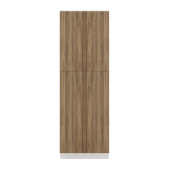 Modernform Cabinet Walnut 30" W X 90" H X 24" D Double Door Tall Pantry Cabinet