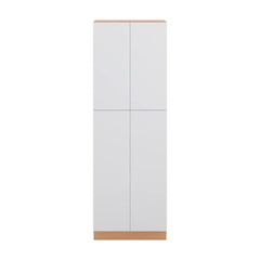 Modernform Cabinet Matte White 30" W X 90" H X 24" D Double Door Tall Pantry Cabinet