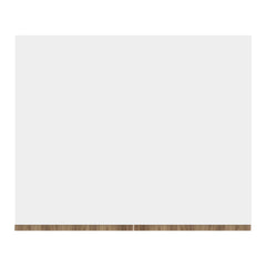 Modernform Cabinet Walnut 30" W X 96" H X 24" D Double Door Tall Pantry Cabinet