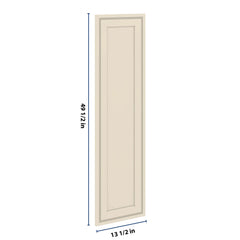 J&K Pearl Glazed H9 Dummy Lower Door Panel 13 1/2" W x 49 1/2" H