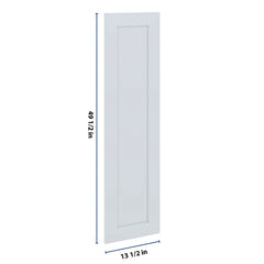 J&K White Shaker S8 Dummy Lower Door Panel 13 1/2" W x 49 1/2" H