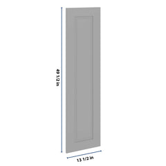 J&K Castle Grey S5 Dummy Lower Door Panel 13 1/2" W x 49 1/2" H