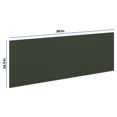 Modernform Cabinet Slim Sage Green 1/2" W X 34 1/2" H X 96" D Tall Back Panels