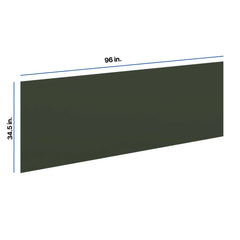 Modernform Cabinet Slim Sage Green 1/4" W X 34 1/2" H X 96" D Tall Back Panels