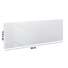 Modernform Cabinet Gloss White 96" W X 34 1/2" H X 3/4" D Skin Panel