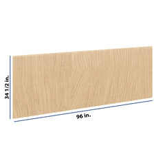 Modernform Cabinet Natural Oak 96" W X 34 1/2" H X 3/4" D Skin Panel