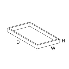 Wolf Classic Dartmouth White Paint Install One 24"D Pull Out Shelf