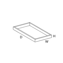 Wolf Classic Hanover White Paint Install One Pull Out Shelf Top Section