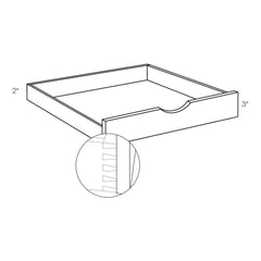 CNC Classic Broadway Cobalt 24" W Pull Out Shelf