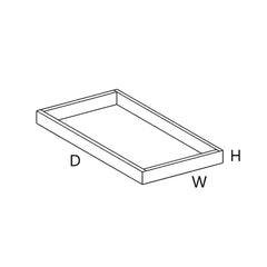 Wolf Classic Grantley White Paint Install One 24"D Pull Out Shelf